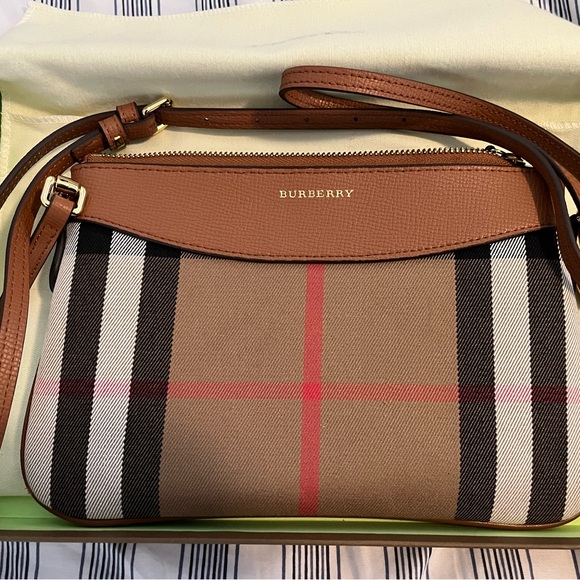 Burberry Tan and Brown Women's Bag - Picture 1 of 5